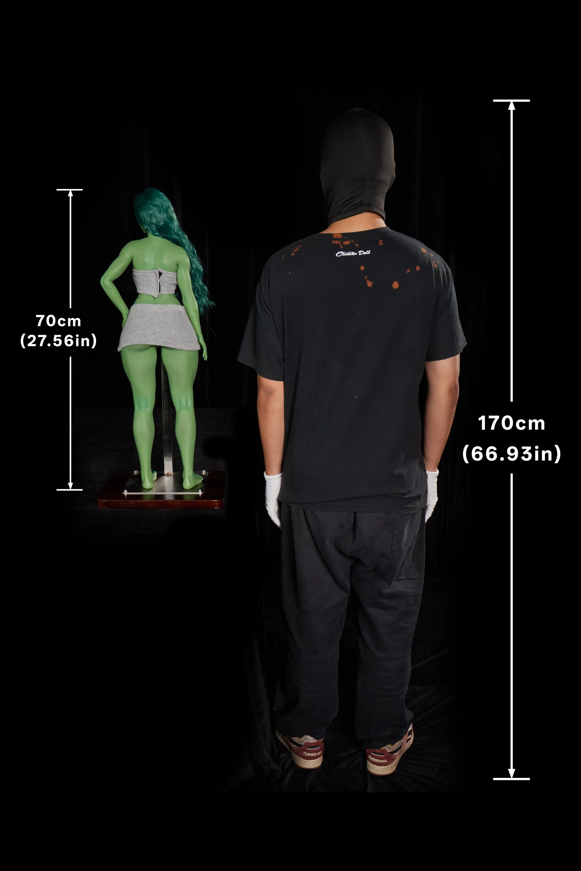 70cm (2ft4) Petite Gel Breast Silicone Sex Doll Renne, Head